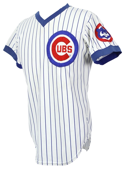 1981 Rawly Eastwick Chicago Cubs Game Used Home Pinstripe Jersey (MEARS LOA)