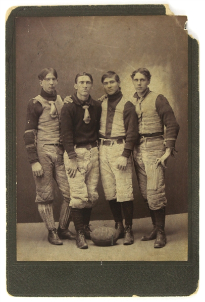 1890s Vinage Football 4 1/2" x 6 1/2" Photo