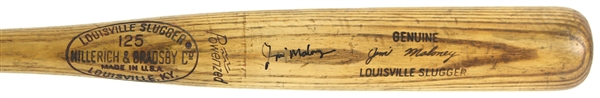 1965-68 Jim Maloney Cincinnati Reds Louisville Slugger Professional Model Game Bat (MEARS LOA/JSA)