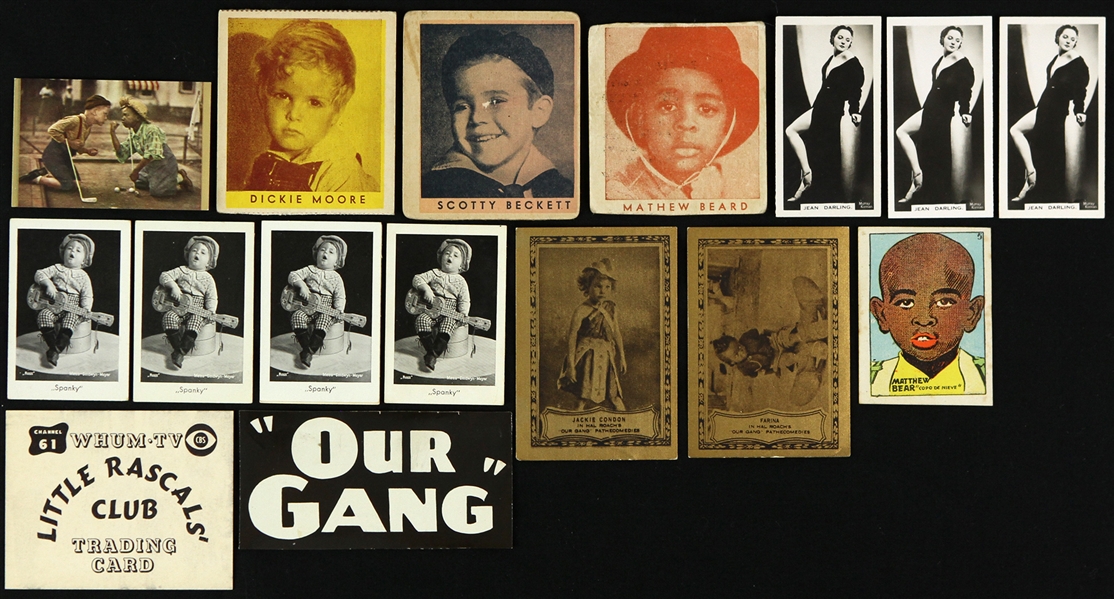 100 Our Gang Cards SHELL