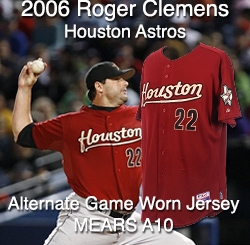 2006 Roger Clemens Houston Astros Alternate Game Worn Jersey (MEARS A10 / Astros LOA)