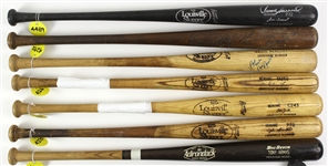 1970’s – 1980’s Professional Model Game Used bat Collection Lot of 14 w/ Bert Campaneris, Bob Horner, Tony Armas, Jerry Royster, Buddy Bell, Rich Dauer, Mike Heath and more (MEARS LOA)
