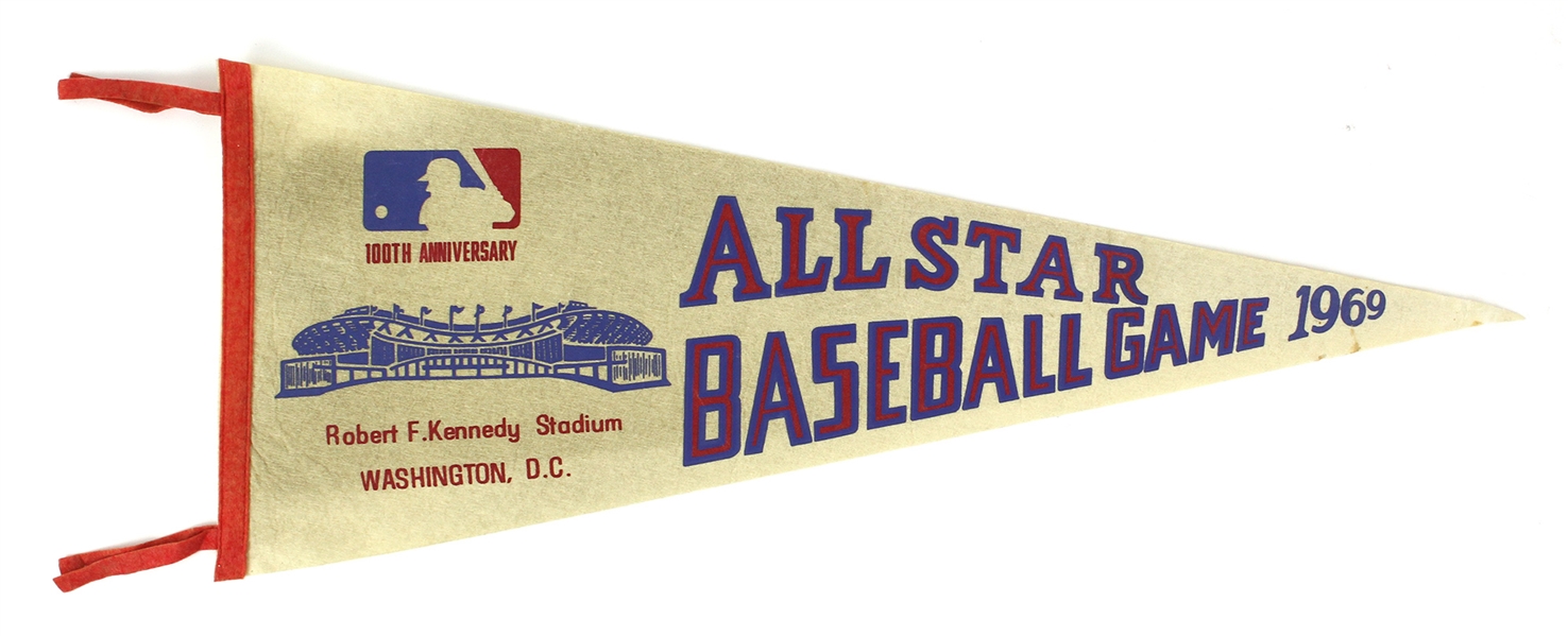 1969 100th All Star Game 29" Pennant