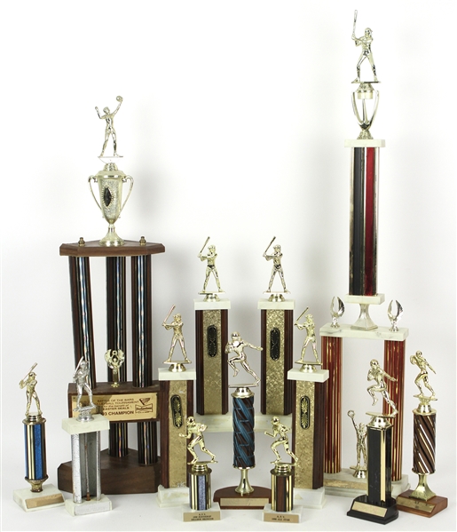 13 Sports Trophies Baseball Football and More
