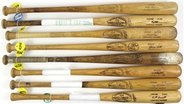 1950’s – 1970’s Professional Model Game Used bat Collection Lot of 16 w/ Bill Russell, Davey Lopes, Bobby Avila, Brian Downing, Roy Smalley, Randy Moffit and more (MEARS LOA)