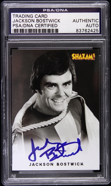 1974-1975 Jackson Bostwick Shazam Signed LE Trading Card (PSA/DNA Slabbed)