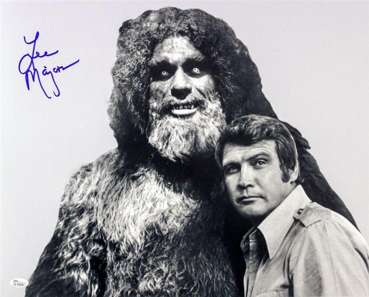 1974-1978 Lee Majors Six Million Dollar Man (The Bionic Bigfoot) Signed LE 16x20 B&W Photo (JSA)