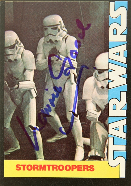 1977 Laurie Goode Star Wars Signed LE Trading Card (JSA) 