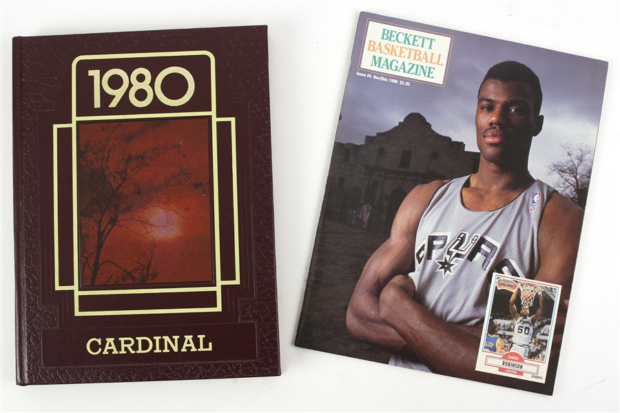 1980 South Division Cardinal Yearbook & 1990 Beckett Basketball Magazine *