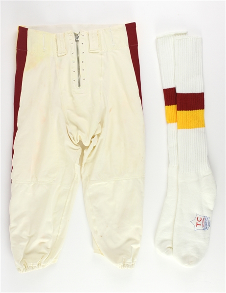 1986-1990 Kevin Bryant Washington Redskins Game Worn Pants and Socks 