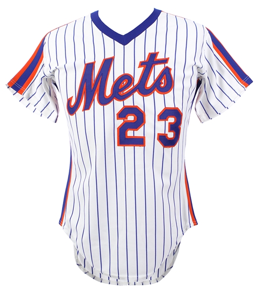 1984 Brian Giles New York Mets Team Issued Home Pinstripe Jersey (MEARS LOA)