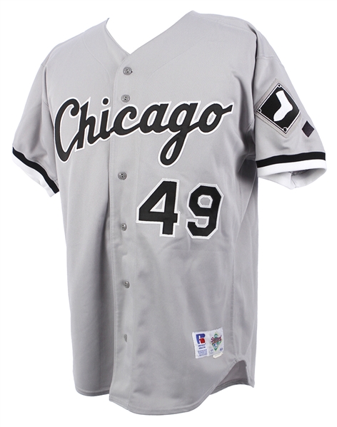 1992 Charlie Hough Chicago White Sox Team Issued Road Gray Jersey (MEARS LOA)