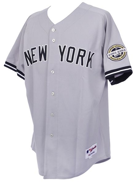 2009 Mark Teixeira New York Yankees Road Jersey (MEARS A5) W/ Inaugural Season Patch