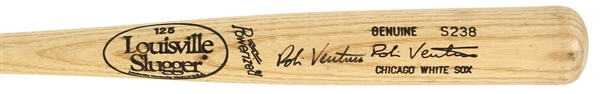 1991-97 Robin Ventura Chicago White Sox Louisville Slugger Professional Model Autographed Game Bat (MEARS LOA / JSA)
