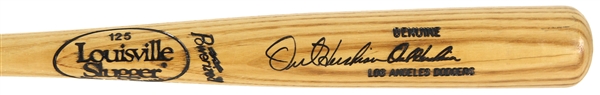 1991-94 Orel Hershiser Los Angeles Dodgers Louisville Slugger Autographed Bat (MEARS LOA / JSA)