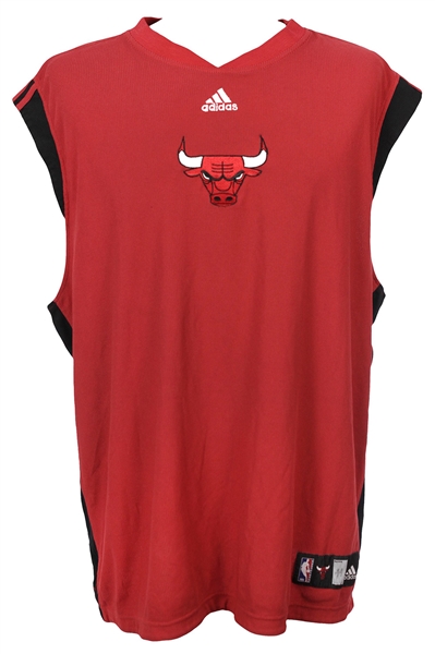 2000s Chicago Bulls Game Worn Shooting Shirt (MEARS LOA)