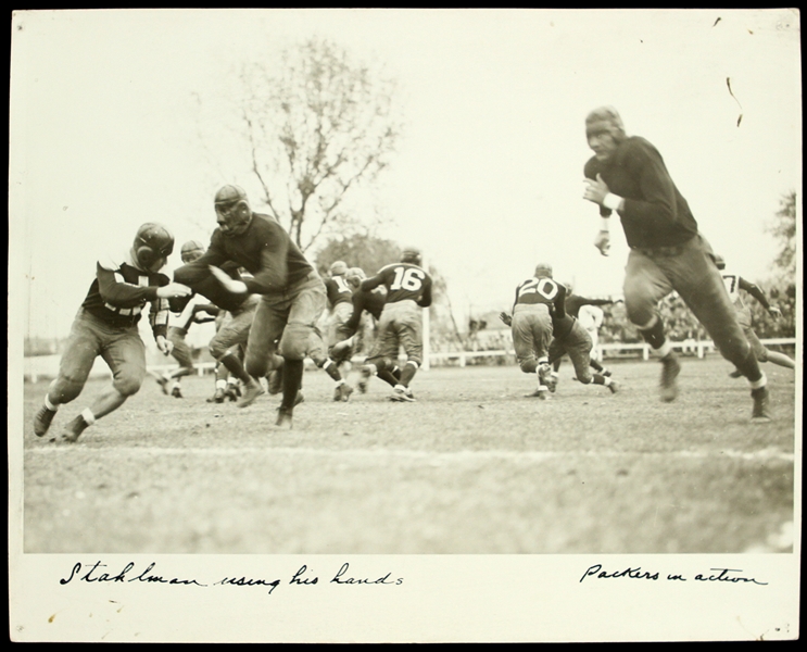 1931-1932 Dick Stahlman Green Bay Packers 8x10 Original Photo