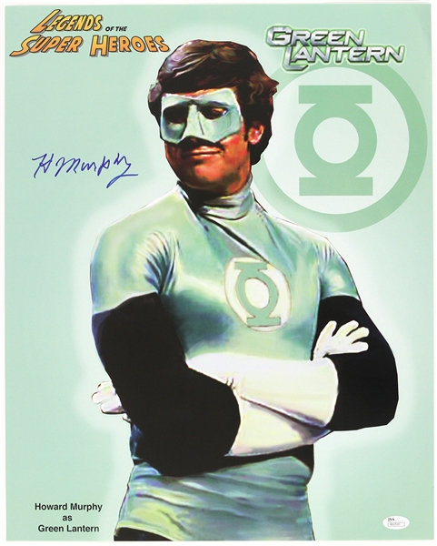 1979 Howard Murphy Green Lantern Legends of the Super Heroes Signed 16x20 Color Photo (JSA)