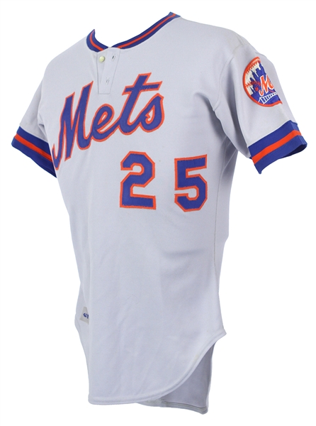 1981 New York Mets Team Issued Road Jersey (MEARS LOA)