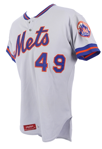 1980 Kevin Kobel New York Mets Game Used Jersey (MEARS LOA)