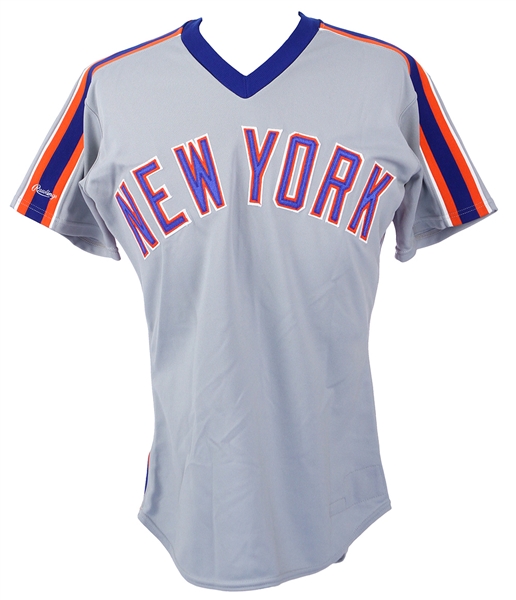 1989 Manny Hernandez New York Mets Game Used Jersey (MEARS LOA)
