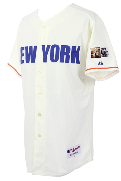 2008 Fernando Martinez New York Mets Team Issued Civil Rights Game Jersey (MEARS LOA)