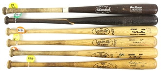 1970’s-1980’s Professional Model Game Used bat Collection Lot of 12 w/ Juan Samuel, Steve Henderson, Damaso Garcia, Lee Lacy, Roy Smalley and more (MEARS LOA)