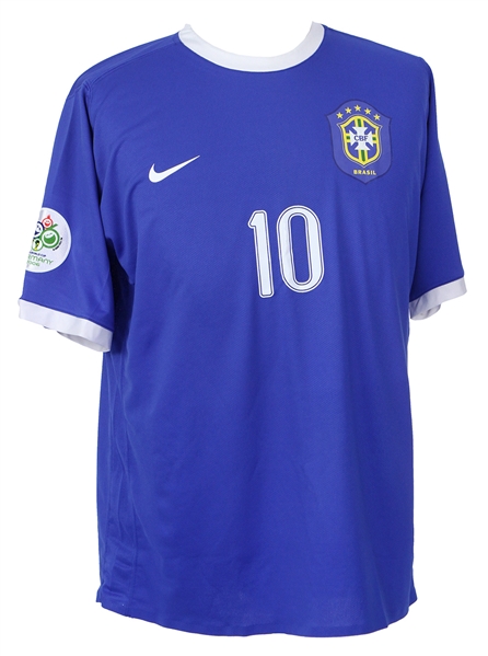 2006 Ronaldinho Brazil World Cup Match Issued Shirt (MEARS LOA)