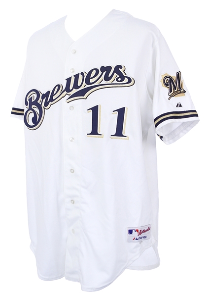 2000 Richie Sexson Milwaukee Brewers Signed Game Worn Home Jersey (MEARS LOA/JSA)