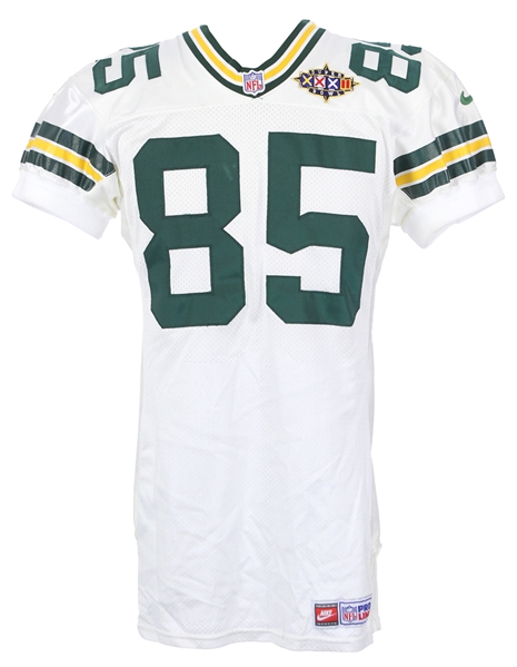 1997 Terry Mickens Green Bay Packers Super Bowl XXXII Road Jersey (MEARS LOA/JSA)
