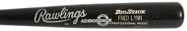 1988 Fred Lynn Orioles/Tigers Rawlings Adirondack Professional Model Game Used Bat (MEARS LOA)