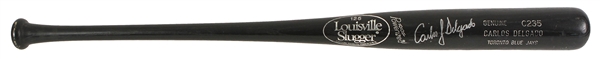 1993-1998 Carlos Delgado Toronto Blue Jays Louisville Slugger Professional Model Game Used Autographed Bat (MEARS LOA/JSA)