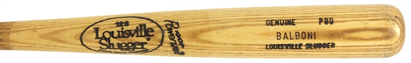 1985 Steve Balboni Kansas City Royals Louisville Slugger Professional Model Game Used Bat (MEARS LOA)