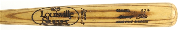 1983 Manny Trillo Cleveland Indians Louisville Slugger Professional Model Game Used Bat (MEARS LOA)