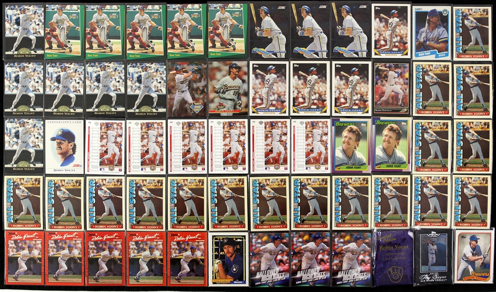 1970s - 1990s Robin Yount and Donruss Baseball Cards (Lot of 250+)