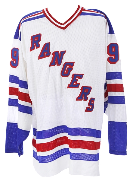 1996-99 Wayne Gretzky New York Rangers Signed Home Jersey (MEARS LOA/JSA)