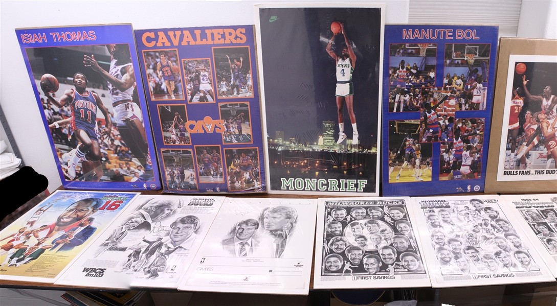 15+ 1980s - 1990s Basketball Posters