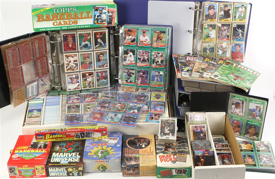 1980s-90s Baseball Basketball Football Trading Card Massive Collection - Lot of 10,000+