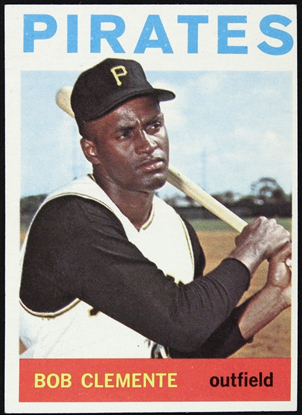 1964 Bob Clemente Pittsburgh Pirates Topps Trading Card