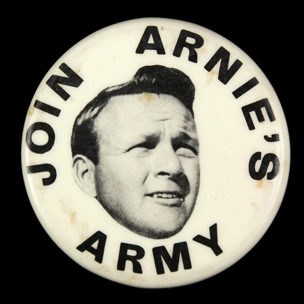 1960s Arnold Palmer "Join Arnies Army" 1 3/4" Pinback 