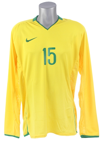 2008 Diego Brazil National Soccer Team Olympic Jersey (MEARS LOA)