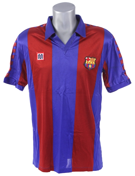 1982 Diego Maradona FC Barcelona Soccer Jersey (MEARS LOA)