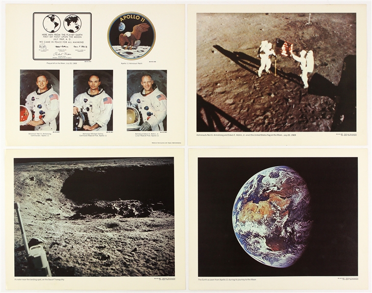 1969 NASA Apollo 11 11"x 14" Photos (Lot of 12)