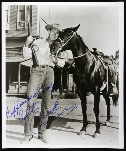 Chuck Connors Autographed 8x10 Photo (JSA)