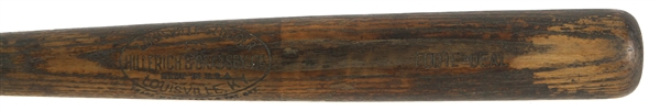 1921-31 Eddie Deal Sidewritten H&B Louisville Slugger Professional Model Game Used Bat (MEARS LOA) 