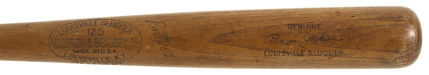 1950-59 Ransom Jackosn Cubs/Dodgers/Indians H&B Louisville Slugger Professional Model Game Used Bat (MEARS LOA)