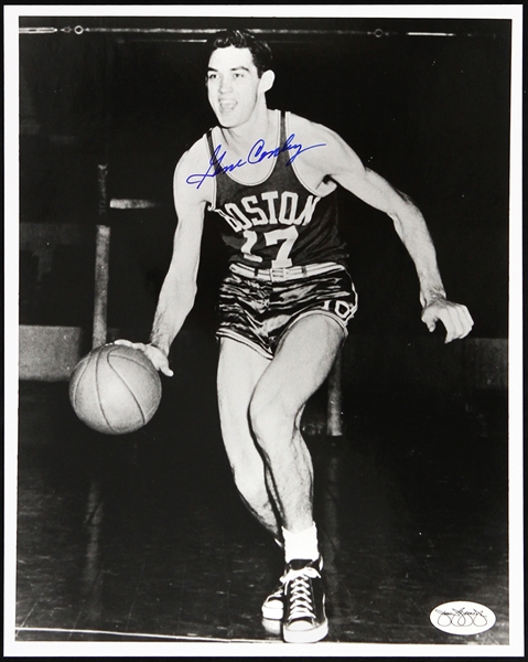 1952-1969 Gene Conley Boston Celtics Signed 8"x 10" Photo *JSA*