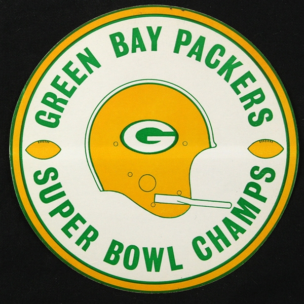 1966 Green Bay Packers Super Bowl Champs 4" Sticker 