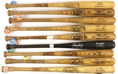 1961-85 Professional Model Game Used Bat Collection - Lot of 9 w/ Jesus Alou, Tom Reynolds, Joe Zdeb, Daryl Spencer & More (MEARS LOA)