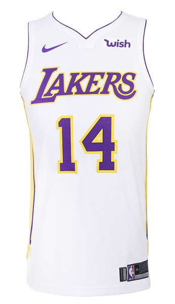 2017-18 Brandom Ingram Los Angeles Lakers Game Worn Association Jersey (MEARS LOA)